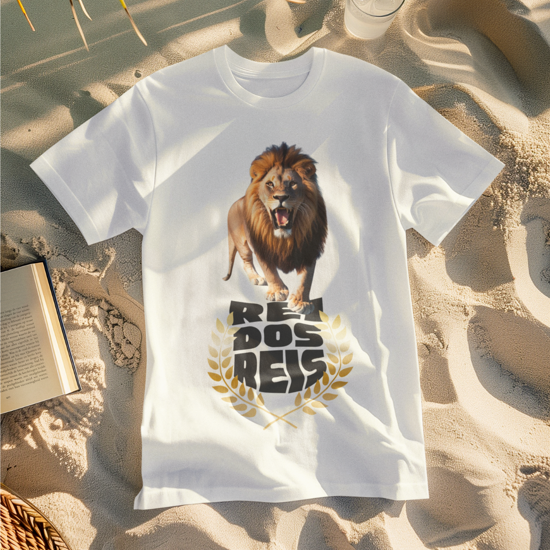 Nome do produto: CAMISA QUALITY LEÃO REI DOS REIS 01 ( varias cores )