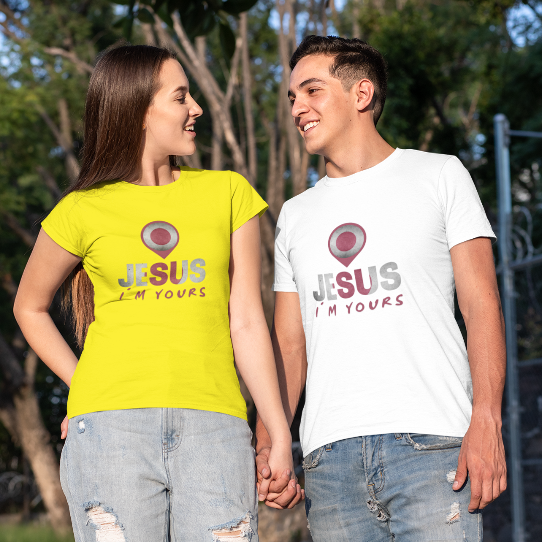 Nome do produto: CAMISA QUALITY JESUS I´M YOURS JAPÃO ( varias cores )
