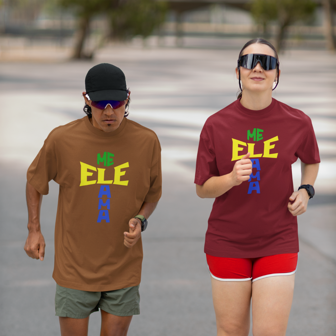 Nome do produto: Camisa Oversized Ele Me Ama Brasil ( varias cores )