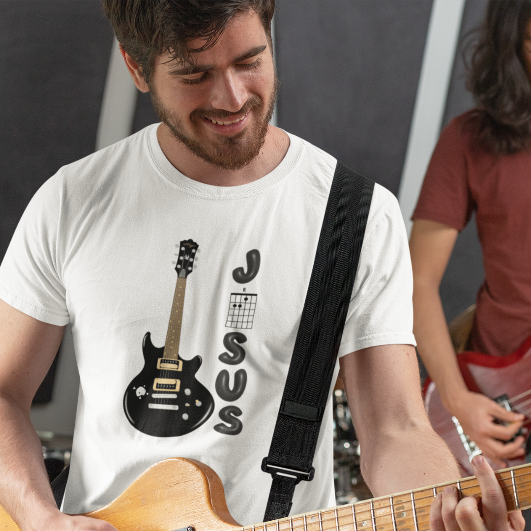 Nome do produto: CAMISA QUALITY GUITAR BLACK 08 ( varias cores )