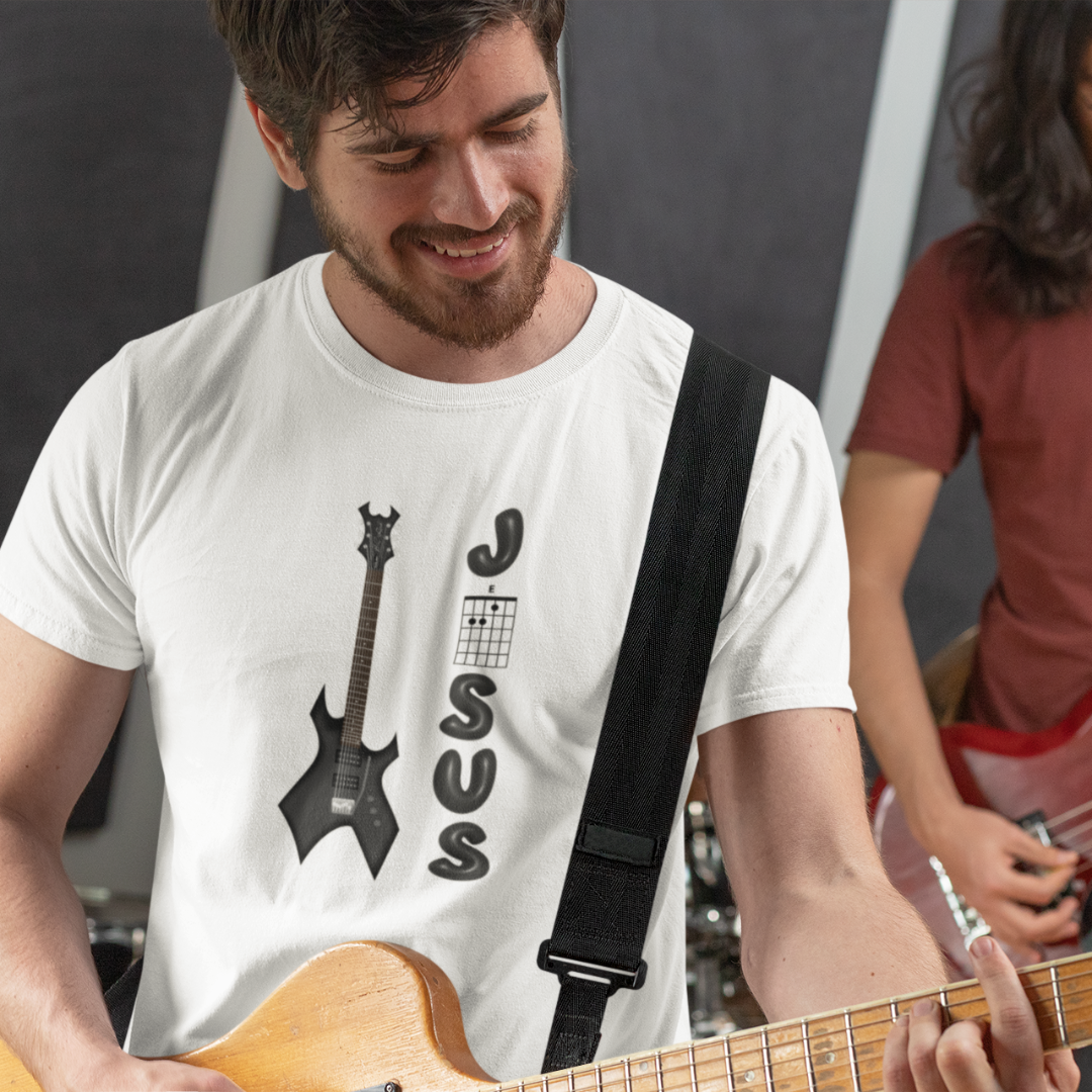 Nome do produto: CAMISA QUALITY GUITAR BLACK 05 ( varias cores )