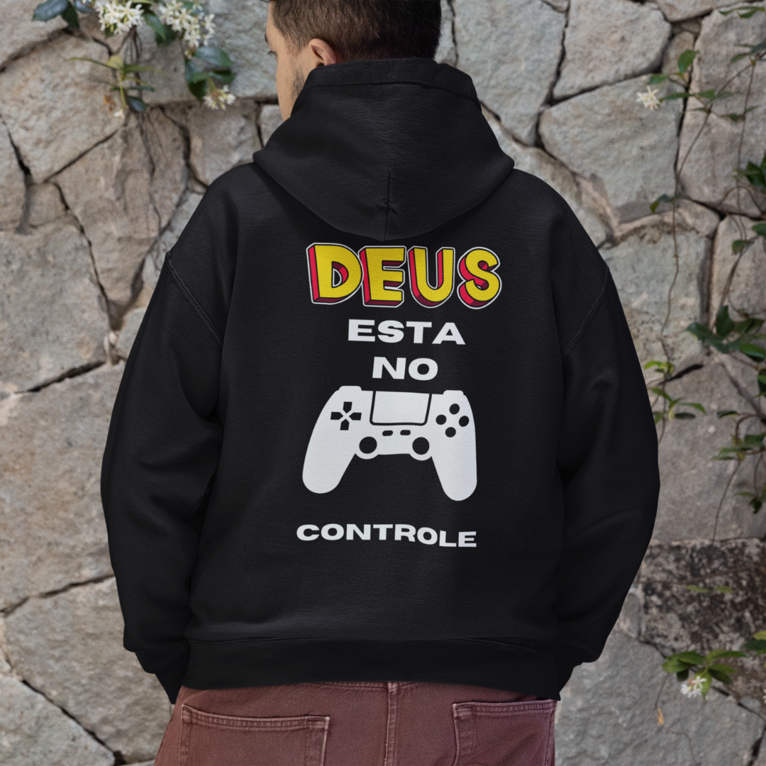 Nome do produto: MOLETOM PRIME COM ZIPPER DEUS ESTA NO CONTROLE 01 ( varias cores )