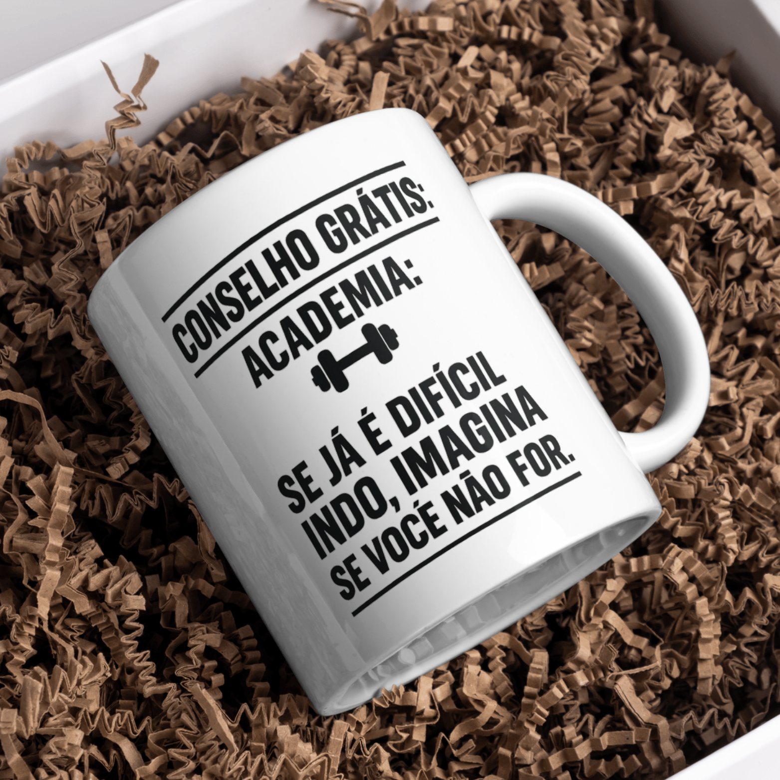 Nome do produto: Caneca Oficial – Se já é difícil indo...