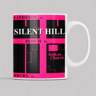 Caneca 325 ml - Mapa de Silent Hill