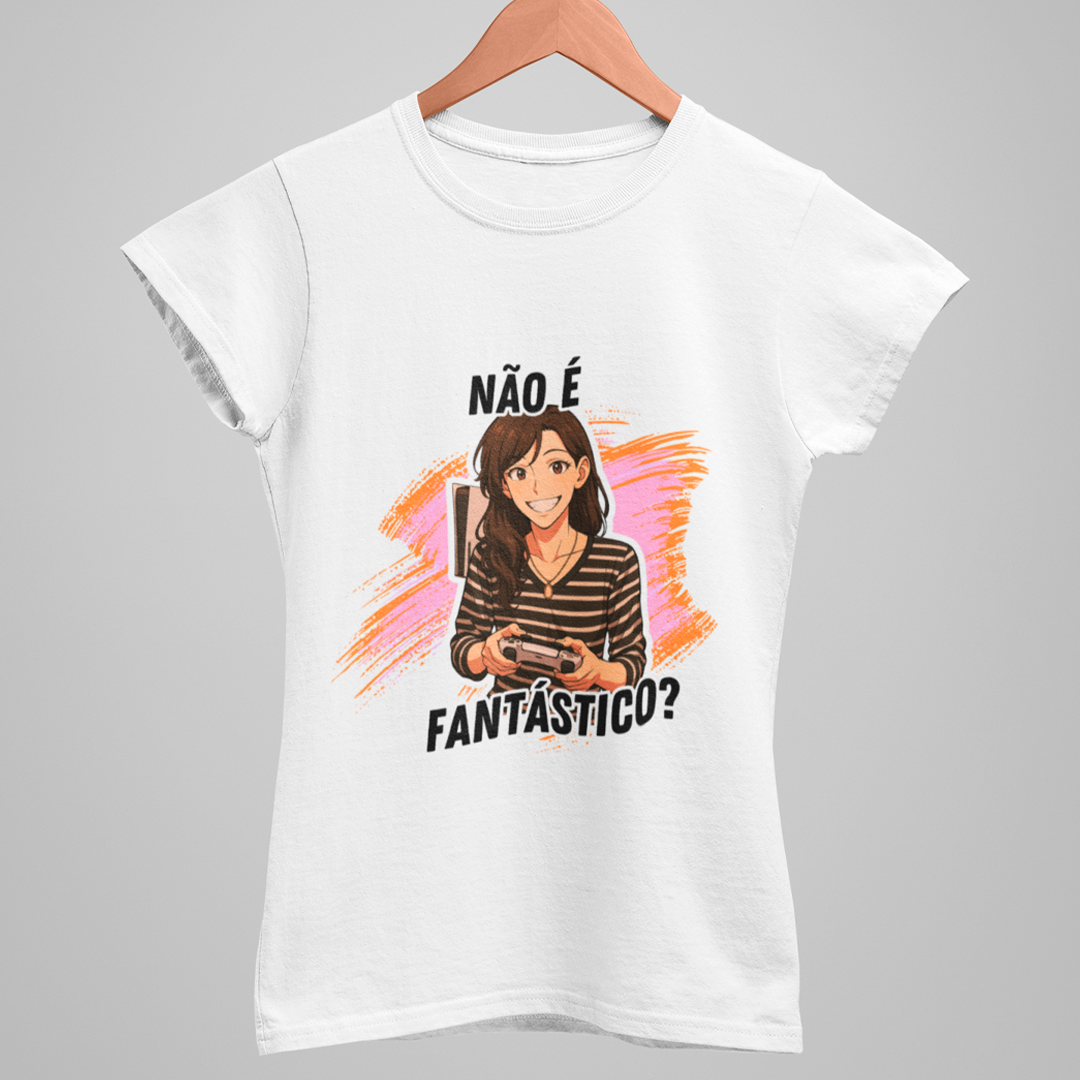 Camiseta feminina Baby Look Bordões da Rafa