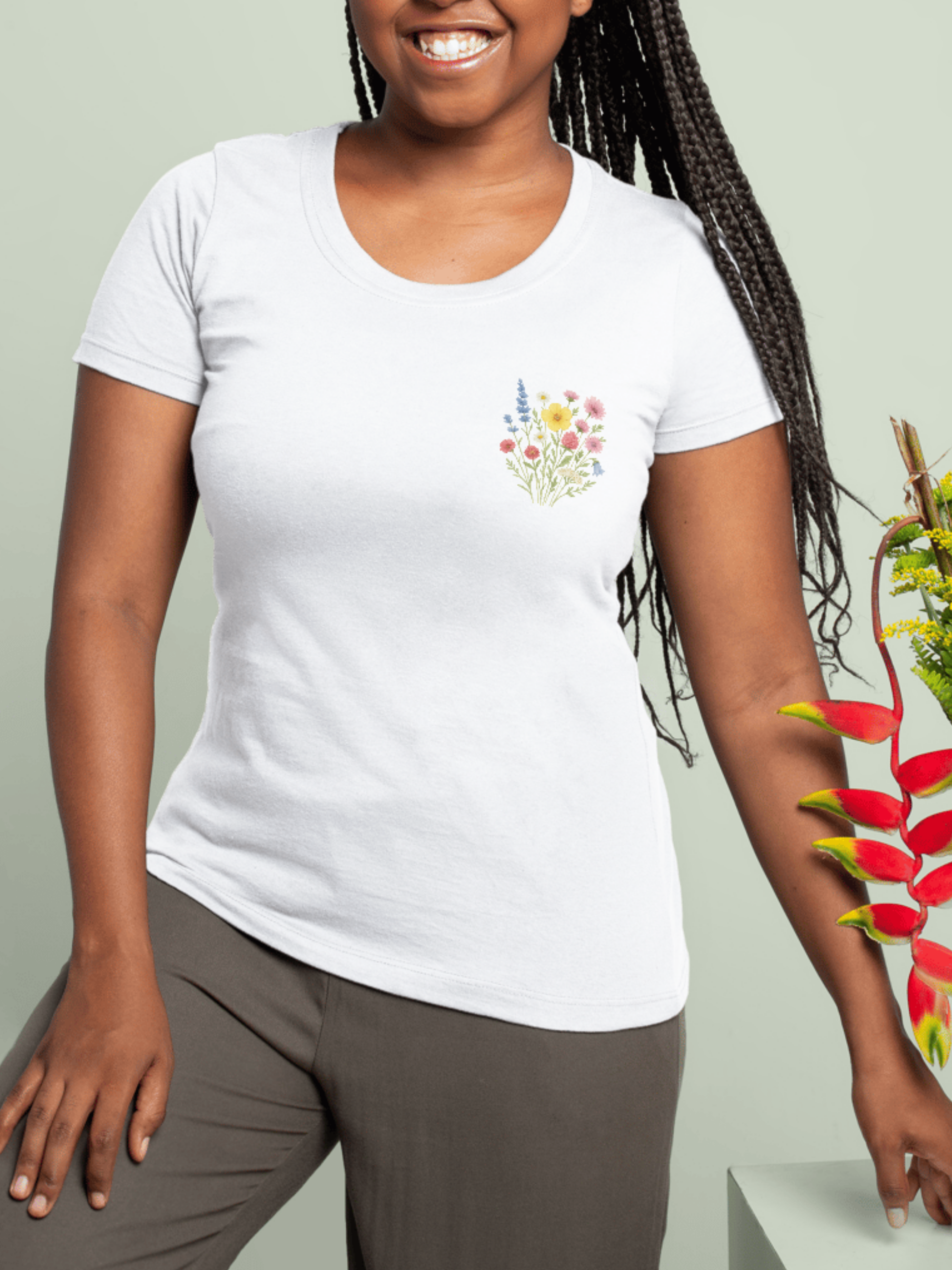 Camiseta Jardim III Feminina Elevé