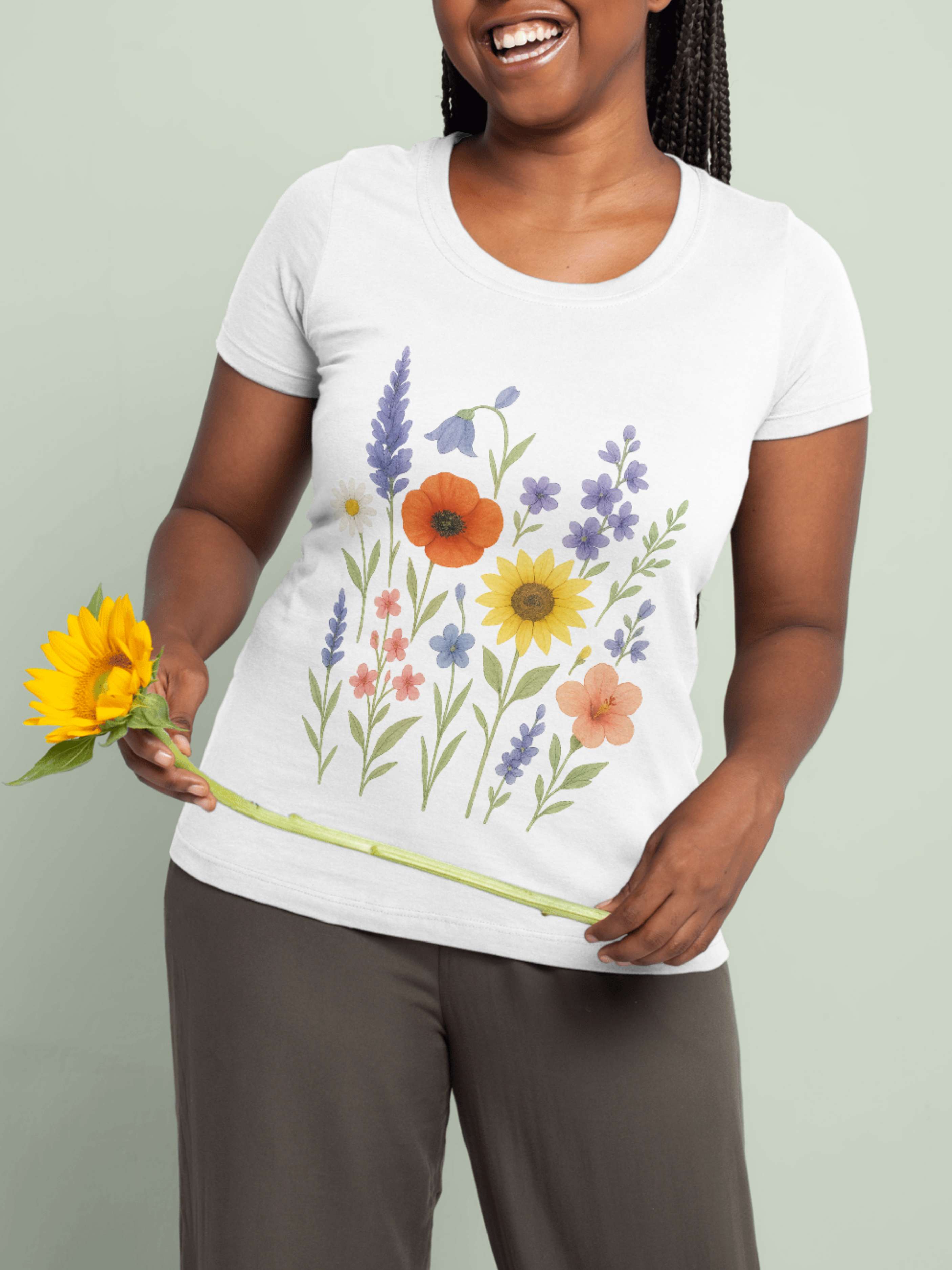 Camiseta Jardim II Feminina Elevé