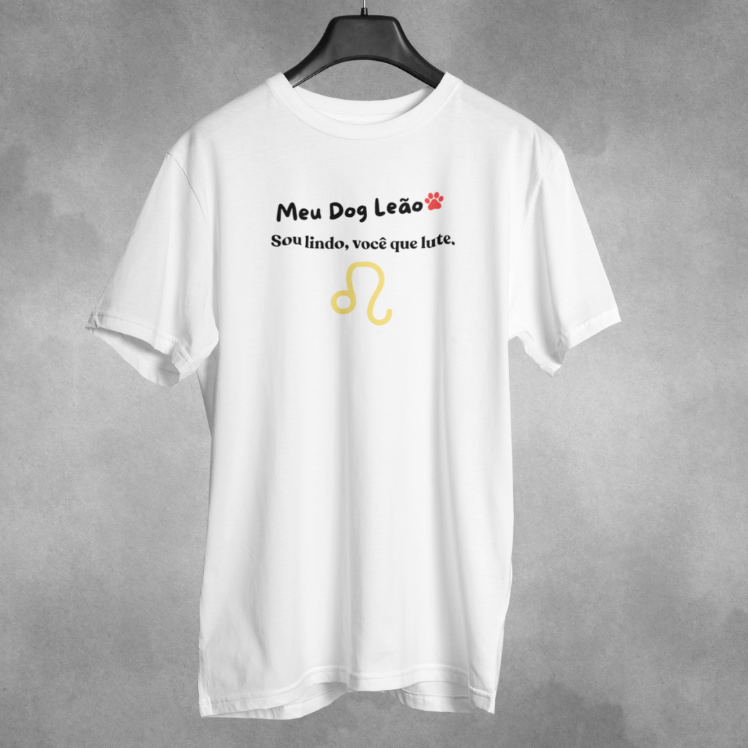 Nome do produto: Camiseta Dog Leão