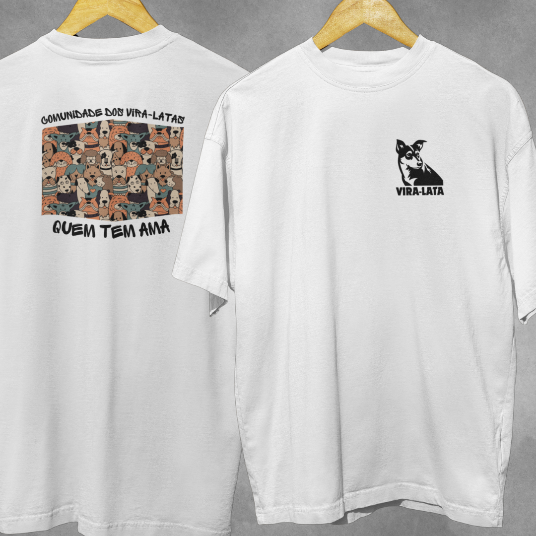 Camiseta Oversized Vira-Lata