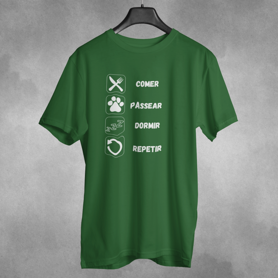 Camiseta Dog Rotina