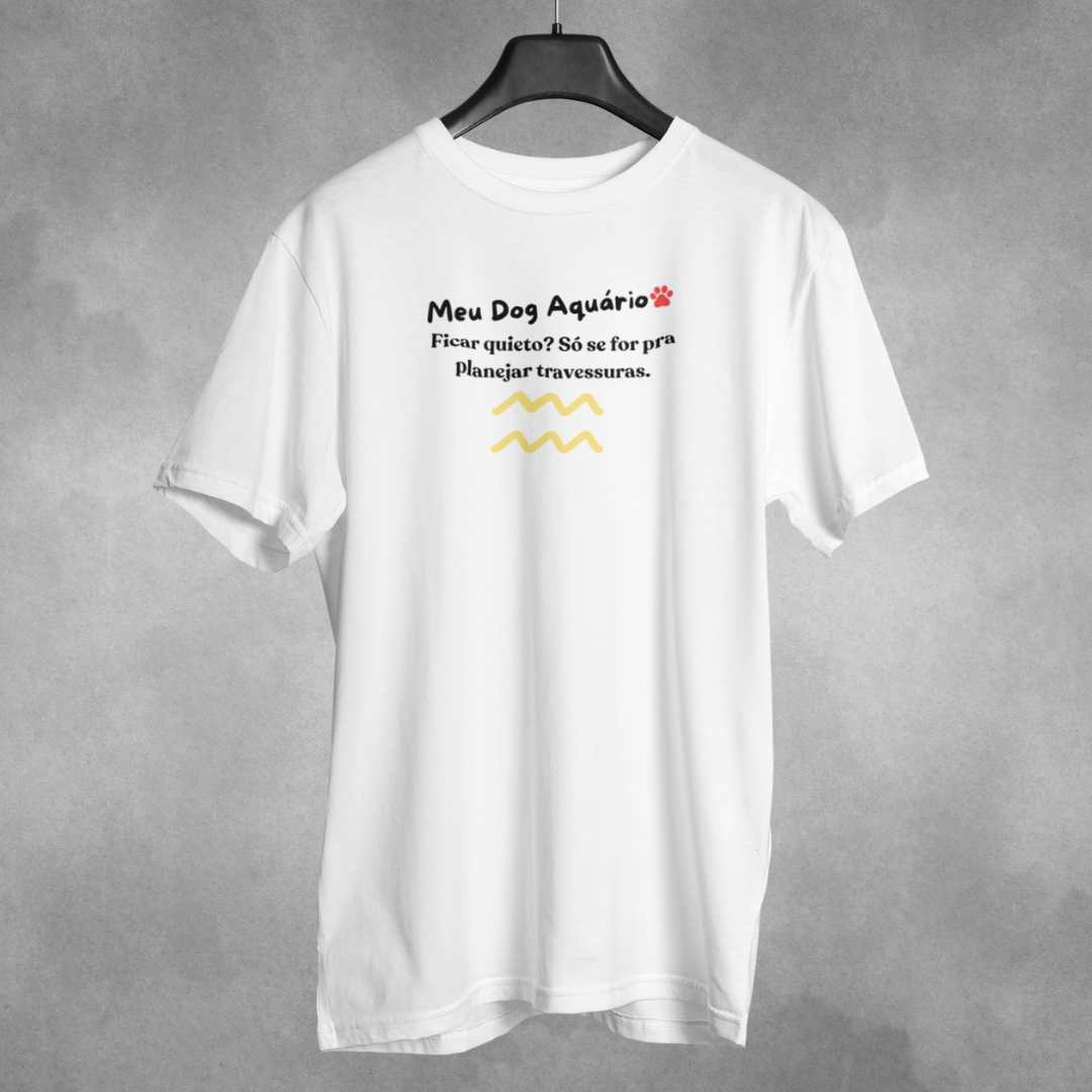 Camiseta Dog Aquário