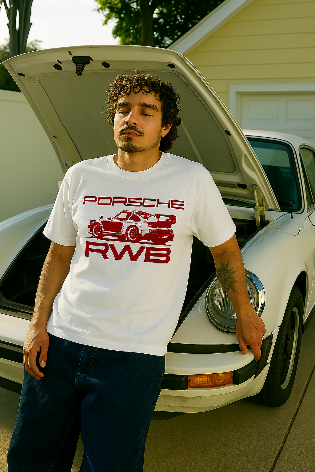 Nome do produto: Camiseta Porsche RWB