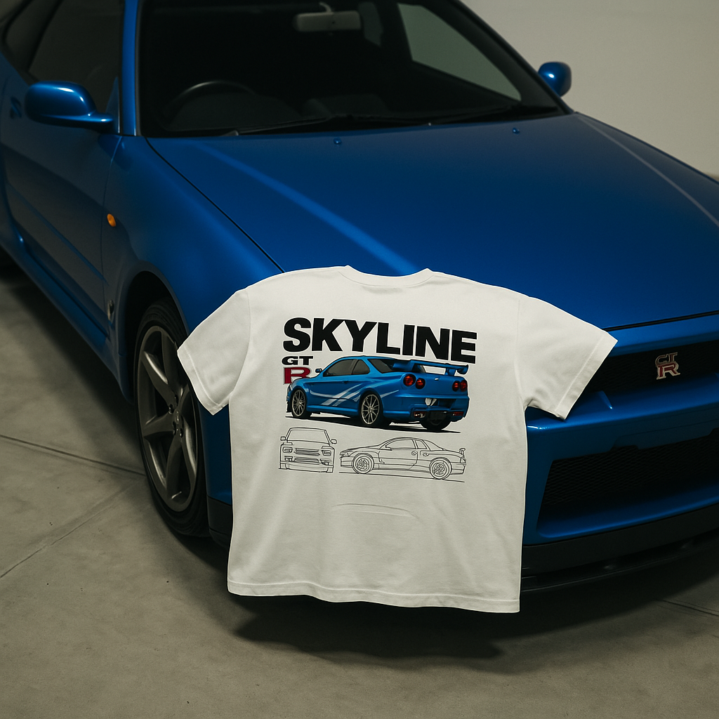 Nome do produto: Camiseta Skyline GT-R 34