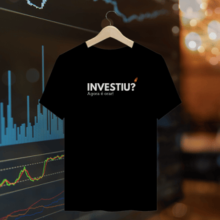 T-Shirt Premium - Investiu? Agora é orar!