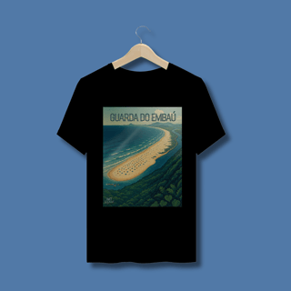 Praia da Guarda do Embaú lembrança(vista da pedra do urubu) - Estampa na frente