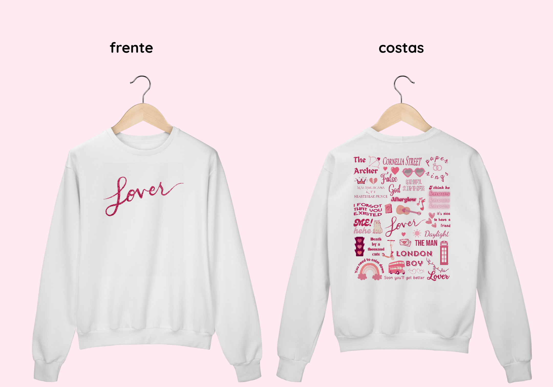 Moletom - Lover songs - Taylor Swift