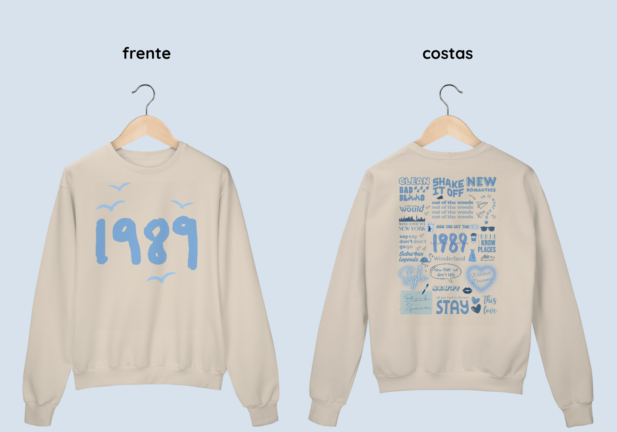 Nome do produto: Moletom - 1989 songs - Tayor Swift