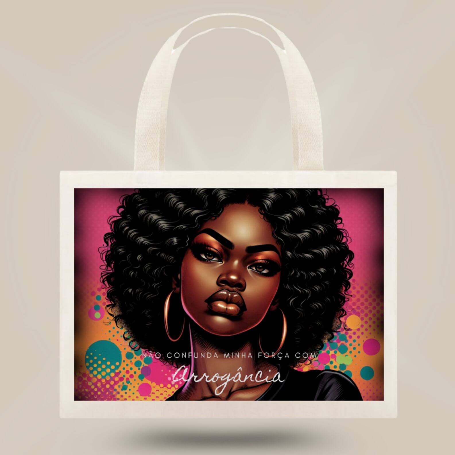 Ecobag Preta Perfeita G - Força