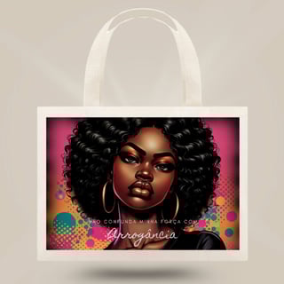 Ecobag Preta Perfeita G - Força