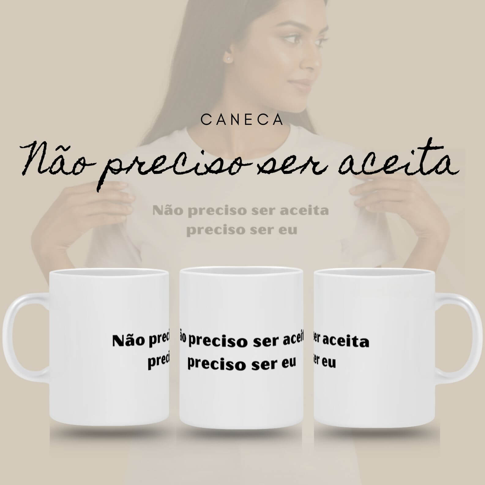 Caneca Amor Próprio - Ser Aceita
