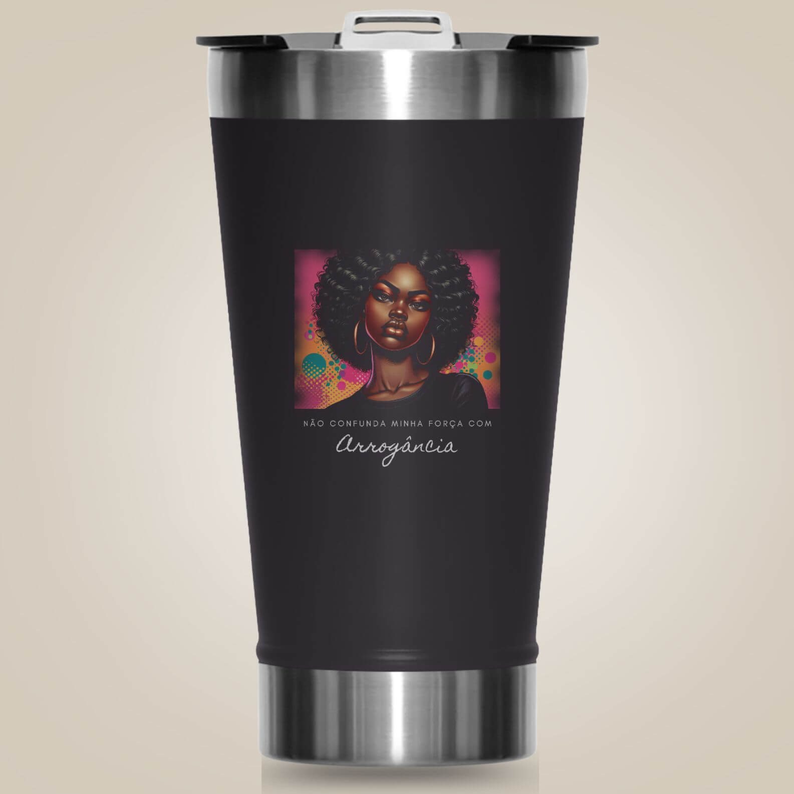 Copo Térmico Preta Perfeita - Força