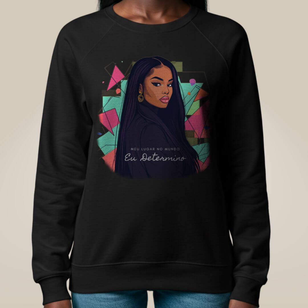 Moletom Preta Perfeita - Determinação