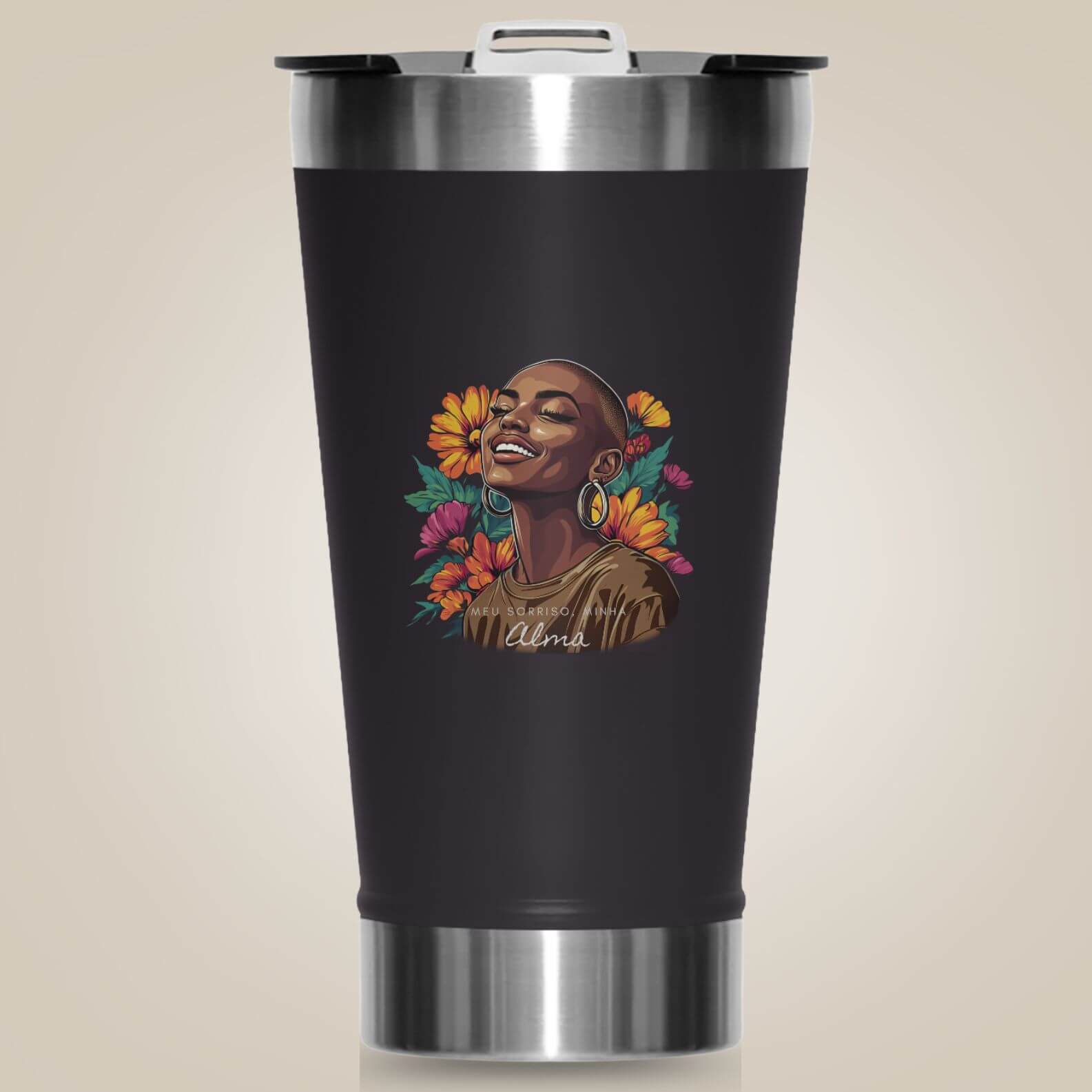 Copo Témico Preta Perfeita - Alma