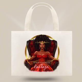 Ecobag Preta Perfeita G - Realeza