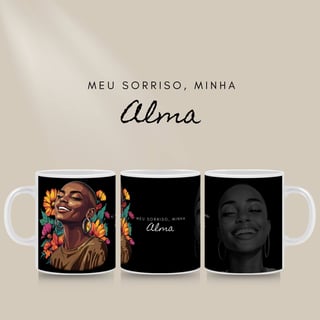 Caneca Preta Perfeita - Alma