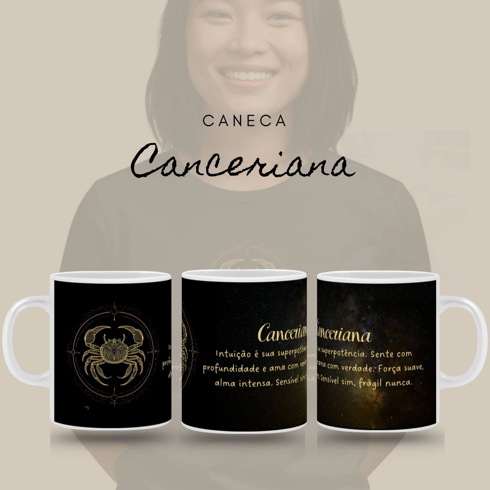 Caneca Zodíaco - Canceriana