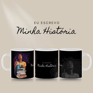 Caneca Preta Perfeita - Minha História