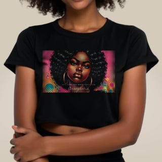 Cropped Preta Perfeita - Força