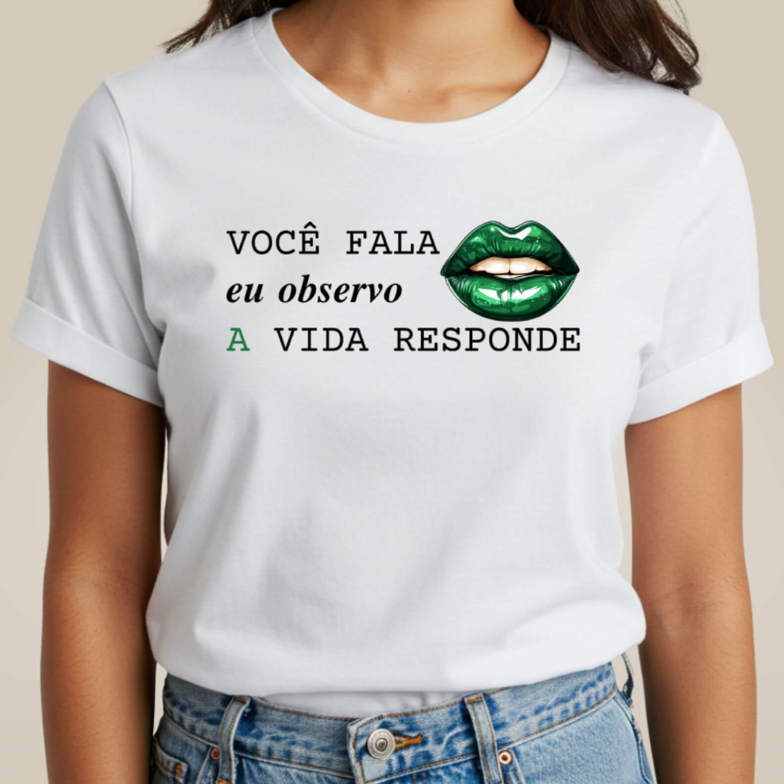 Camiseta Bocas - A Vida Responde