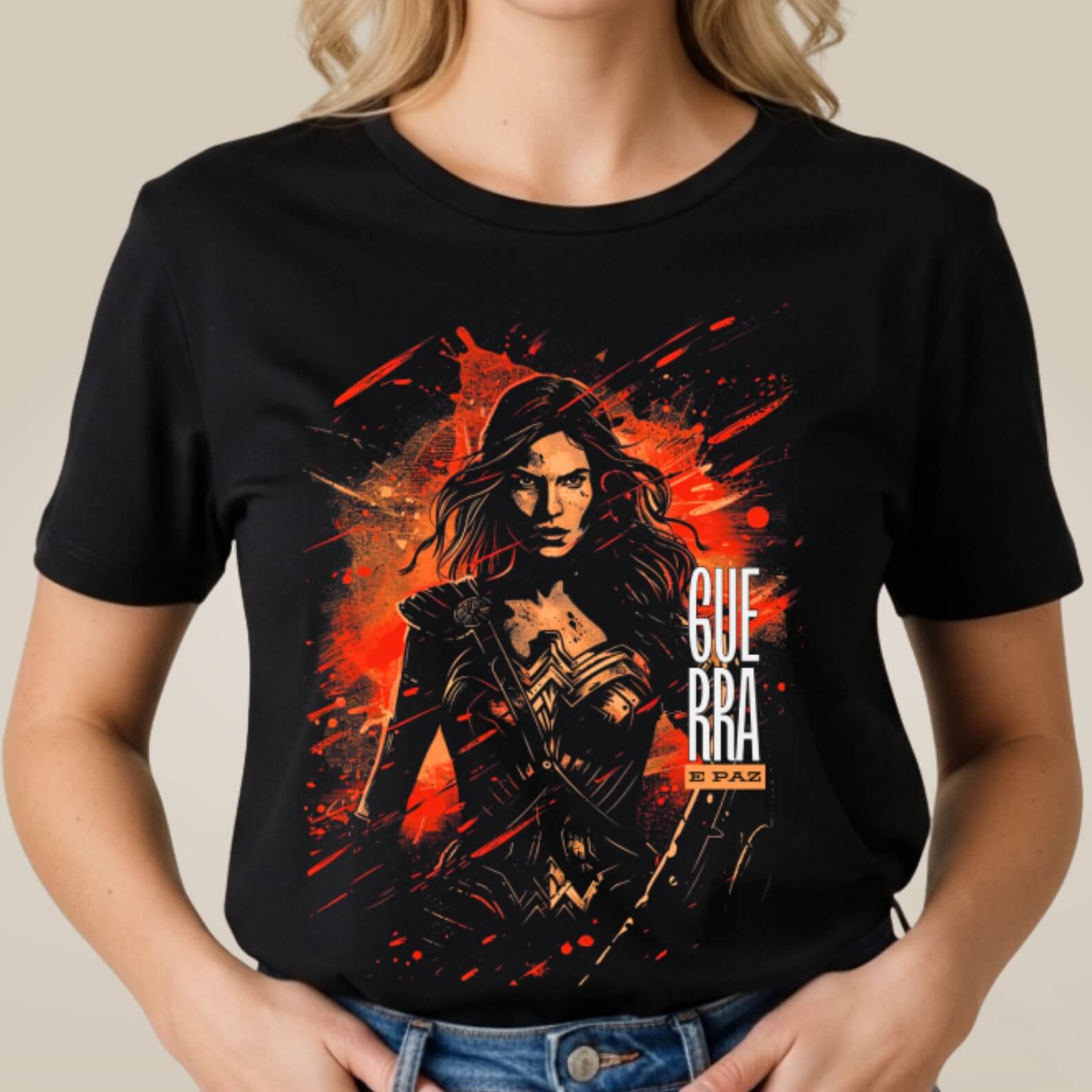 Camiseta Guerra e Paz