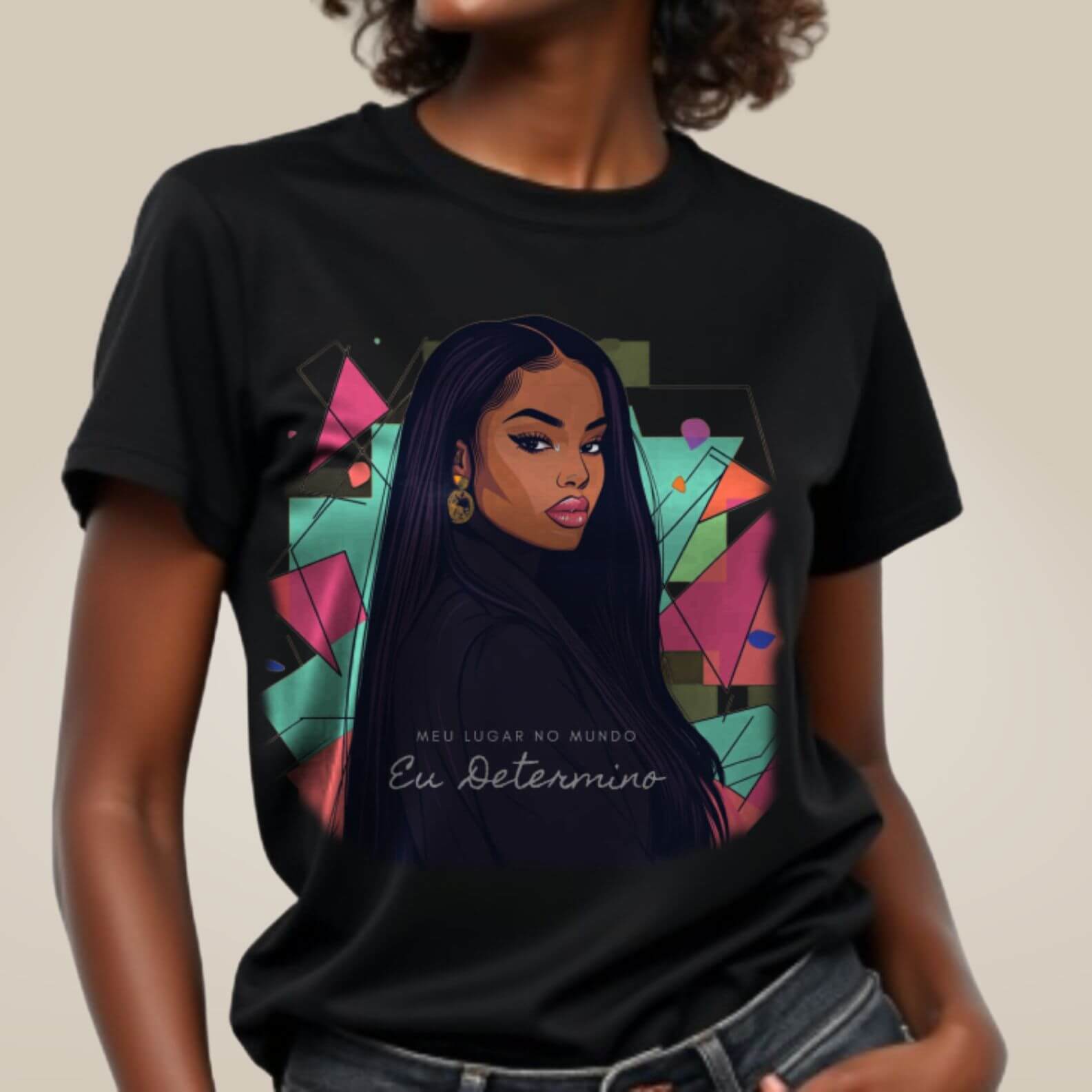 Camiseta Preta Perfeita - Determinação