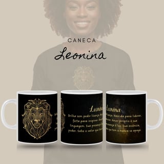 Caneca Zodíaco - Leonina