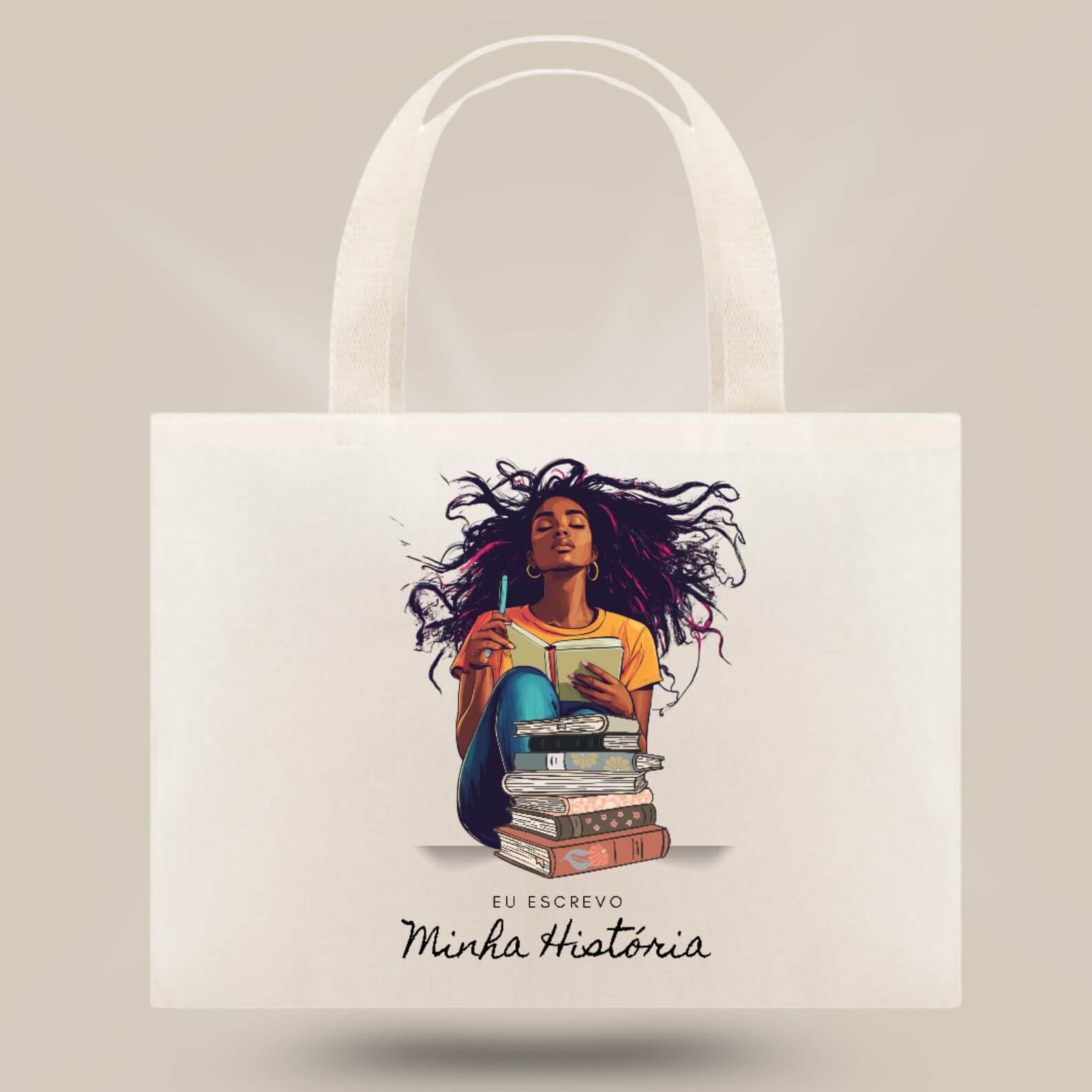 Ecobag Preta Perfeita G - MInha História