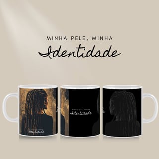 Caneca Preta Perfeita - Identidade