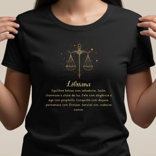 Camiseta Zodíaco - Libriana