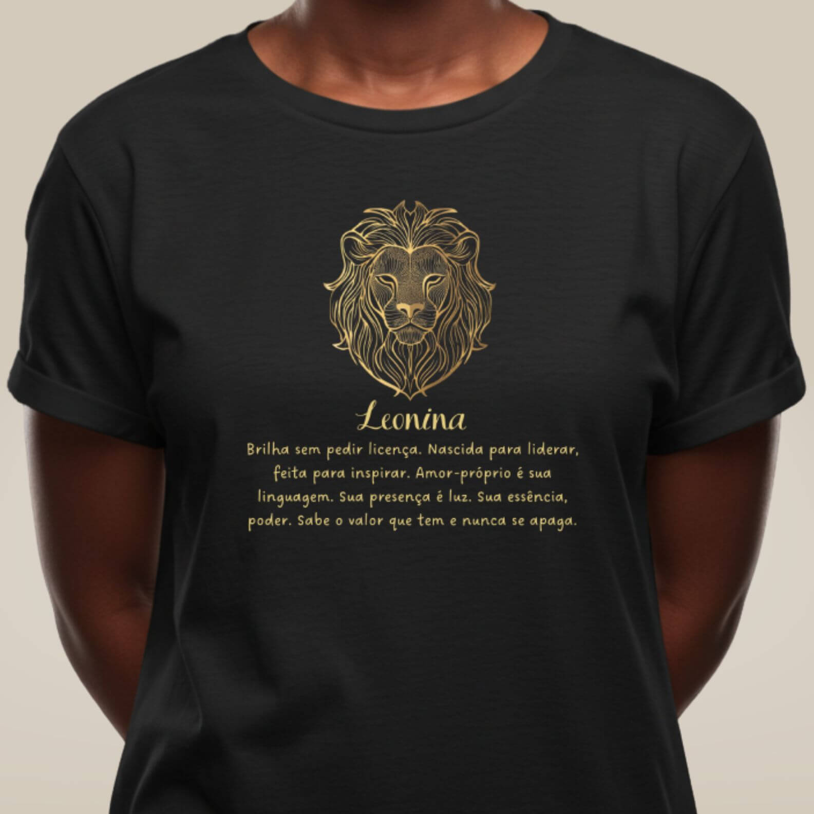 Camiseta Zodíaco - Leonina