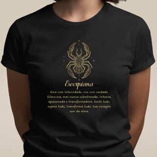 Camiseta Zodíaco - Escorpiana