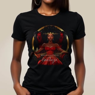 Baby Look Preta Perfeita - Realeza