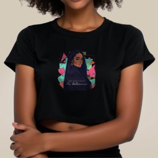 Cropped Preta Perfeita - Determinação