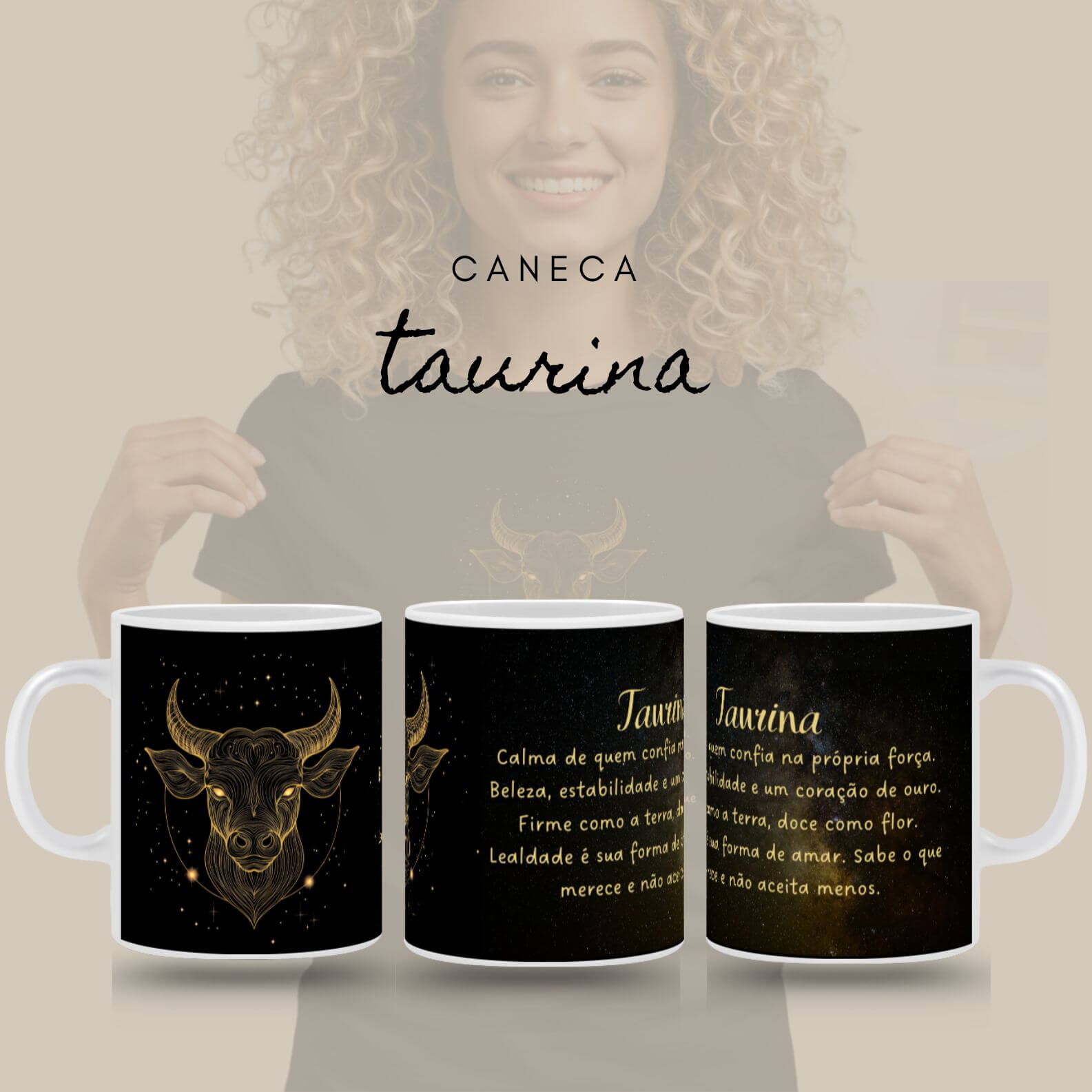 Caneca Zodíaco - Taurina