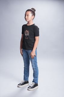 Camiseta Infantil Urso com Faixa - Rosa