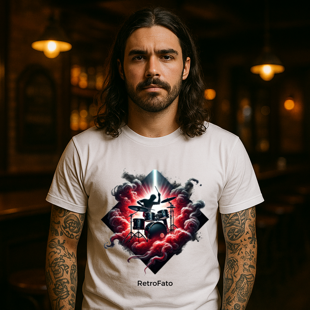 T-Shirt Classic Unissex Silhuetas | Bateria