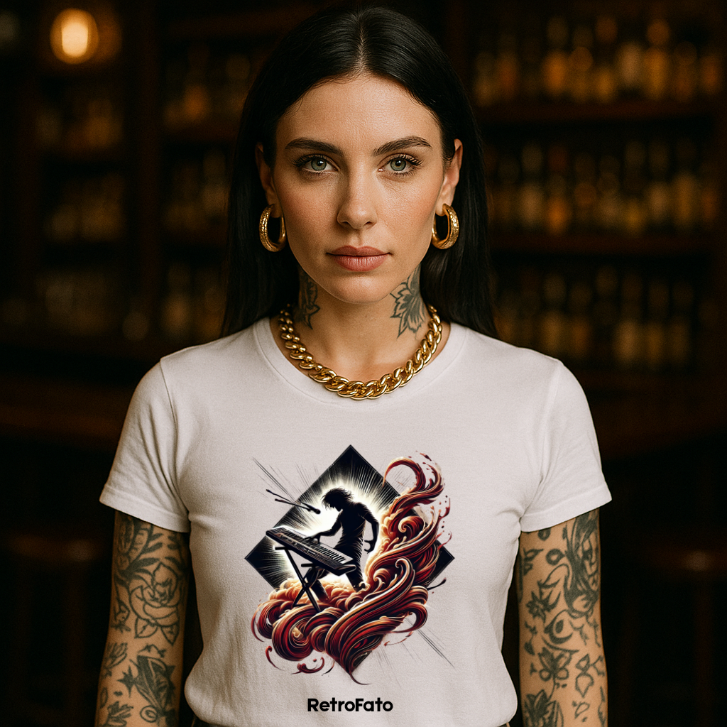 T-Shirt Classic Unissex Silhuetas | Tecladista 