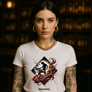 T-Shirt Classic Unissex Silhuetas | Tecladista 