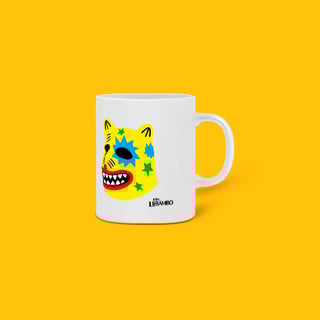 Caneca La Ursa Amarela (estampada)