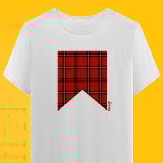 Camiseta Bandeixa Xadrez Vermelha